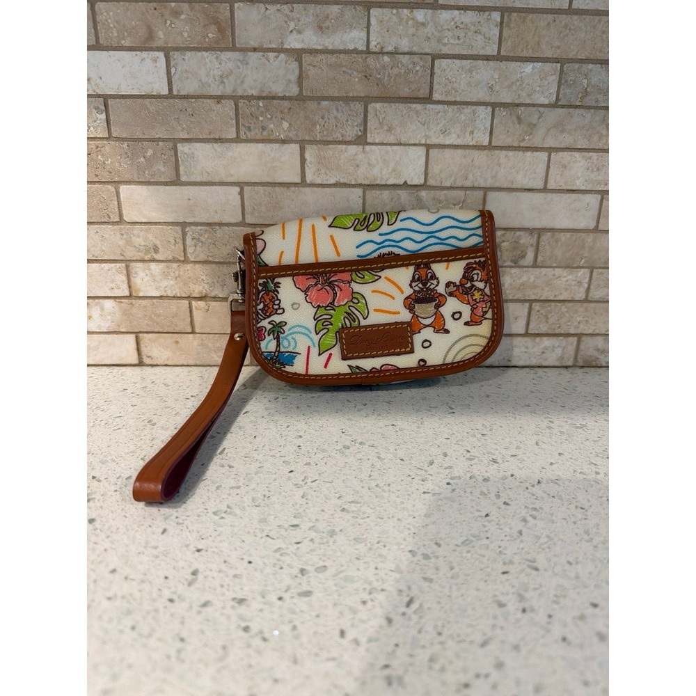 Disney Aulani Dooney & Bourke Wristlet Flap Bag Multicolor